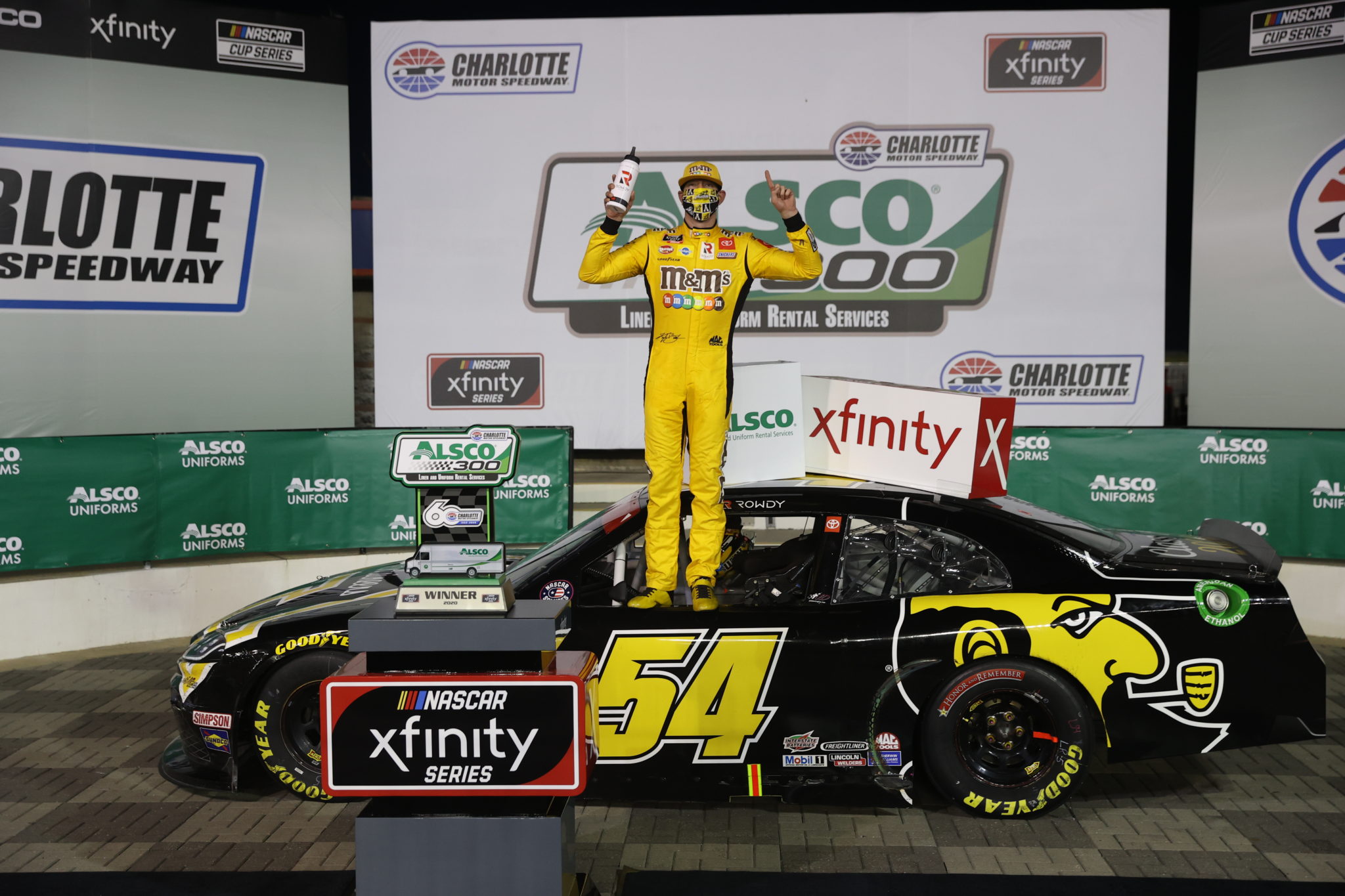 Kyle Busch won the NASCAR Xfinity Series 39th Annual Alsco 300 at